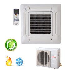 Ar Condicionado Split Cassete Fujitsu 18000 BTUs Controle Remoto Quente/Frio AUBA18L