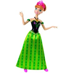 Boneca Frozen Anna Musical CJJ08 Mattel