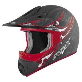 Capacete Shark SX1 Black One Kra Off-Road