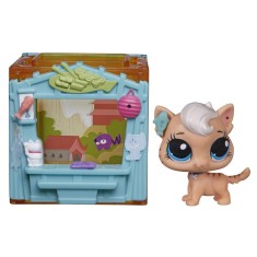 Boneca Littlest Pet Shop Cubo Temático Meow Meow Milkone Hasbro