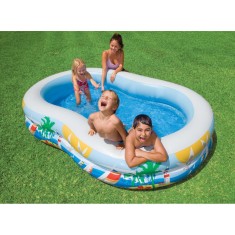 Piscina Inflável 572 l Oval Intex Lagoa 56490