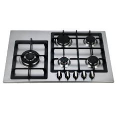 Cooktop Criss Air 5 Bocas Acendimento Automático Acabamento Inox CCB 101