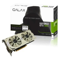 Placa de Video NVIDIA GeForce GTX 960 2 GB GDDR5 128 Bits Galax 96NPH8DVE8DC