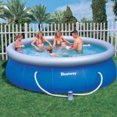 Piscina Inflável 6.844 l Redonda Bestway Fast Set 57165