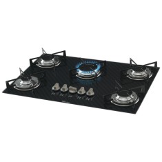 Cooktop Fischer Decor Slim 5 Bocas Acendimento Superautomático 1642-16938