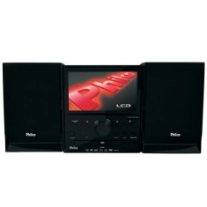 Micro System Philco PH673 50 Watts Karaokê USB Leitor Cartão de Memória