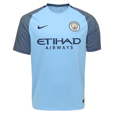 Camisa Torcedor Manchester City I 2016/17 sem Número Nike