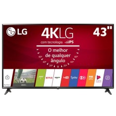 Smart TV TV LED 43" LG 4K HDR Netflix 43UJ6300 3 HDMI