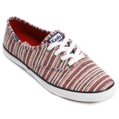 Tênis Keds Feminino Casual Champion Woven Stripe