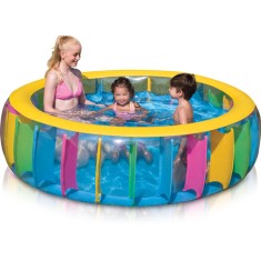 Piscina Inflável 763 l Redonda Bestway Multicolor 51038