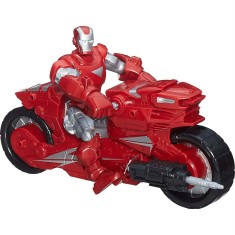 Boneco Homem de Ferro Hero Mashers com Veículo A8015/A8014 - Hasbro