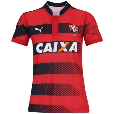 Camisa Torcedor feminina Vitória I 2016 sem Número Puma