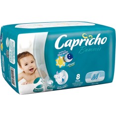 Fralda Capricho Bummis Tamanho M Regular 8 Unidades Peso Indicado 5 - 10kg