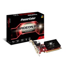 Placa de Video ATI Radeon R5 230 1 GB DDR3 64 Bits PowerColor AXR5 230 1GBK3-LHE