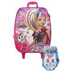 Mochila com Rodinhas Escolar Sestini Barbie Barbie Aventura nas Estrelas 64734