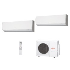 Ar Condicionado Multi Split Fujitsu 14000 BTUs Inverter Controle Remoto Quente/Frio AOBG14LAC2 / ASBG09LMCA / ASBG12LMCA