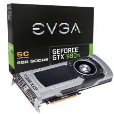 Placa de Video NVIDIA GeForce GTX 980 Ti 6 GB GDDR5 384 Bits EVGA 06G-P4-4992-KR