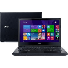 Notebook Acer Aspire E Intel Core i3 5005U 5ª Geração 4GB de RAM HD 500 GB 14" Windows 8.1 E5-471-34W1