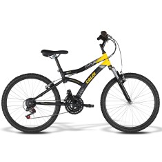 Bicicleta Caloi 21 Marchas Aro 24 Suspensão Dianteira Freio V-Brake Max Front