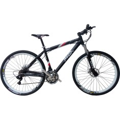 Bicicleta Mountain Bike Mazza Bikes 24 Marchas Aro 29 Suspensão Dianteira Freio a Disco New Times