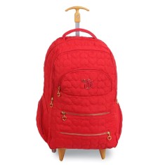 Mochila com Rodinhas Escolar Dermiwil Capricho Love