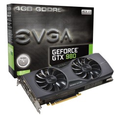 Placa de Video NVIDIA GeForce GTX 980 4 GB GDDR5 256 Bits EVGA 04G-P4-2981-KR
