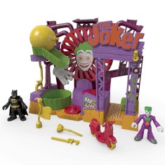 Boneco Coringa Batman Imaginext Fábrica de Risadas - Mattel