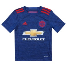 Camisa Torcedor infantil Manchester United II 2016/17 sem Número Adidas