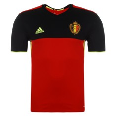 Camisa Jogo Bélgica I 2016 sem número Adidas
