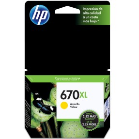 Cartucho Amarelo HP 670XL CZ118AB