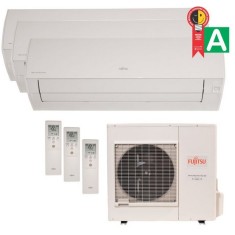 Ar Condicionado Multi Split Fujitsu 23000 BTUs Inverter Controle Remoto Quente/Frio ASBG07LMCA / AOBG24LAT3