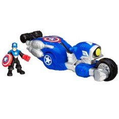 Boneco Capitão América Super Hero Adventures Playschool Heroes B0213/B0230 - Hasbro