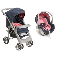 Carrinho de Bebê Travel System com Bebê Conforto Galzerano Optimus
