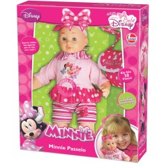Boneca Disney Passeio Minnie Lider