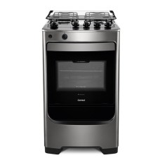 Fogão de Piso Consul 4 Bocas Acendimento Automático Acabamento Inox CFO4QAR