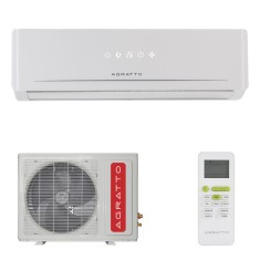 Ar Condicionado Split Hi Wall Agratto Confort Eco 9000 BTUs Controle Remoto Frio ECS9FIR4-02 / ECS9FER4-02