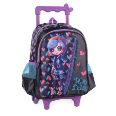Mochila com Rodinhas Escolar Luxcel Pop Dolls IC31162PD