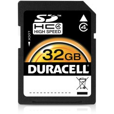Cartão de Memória SDHC Duracell 32 GB DU-SD-32GB-R